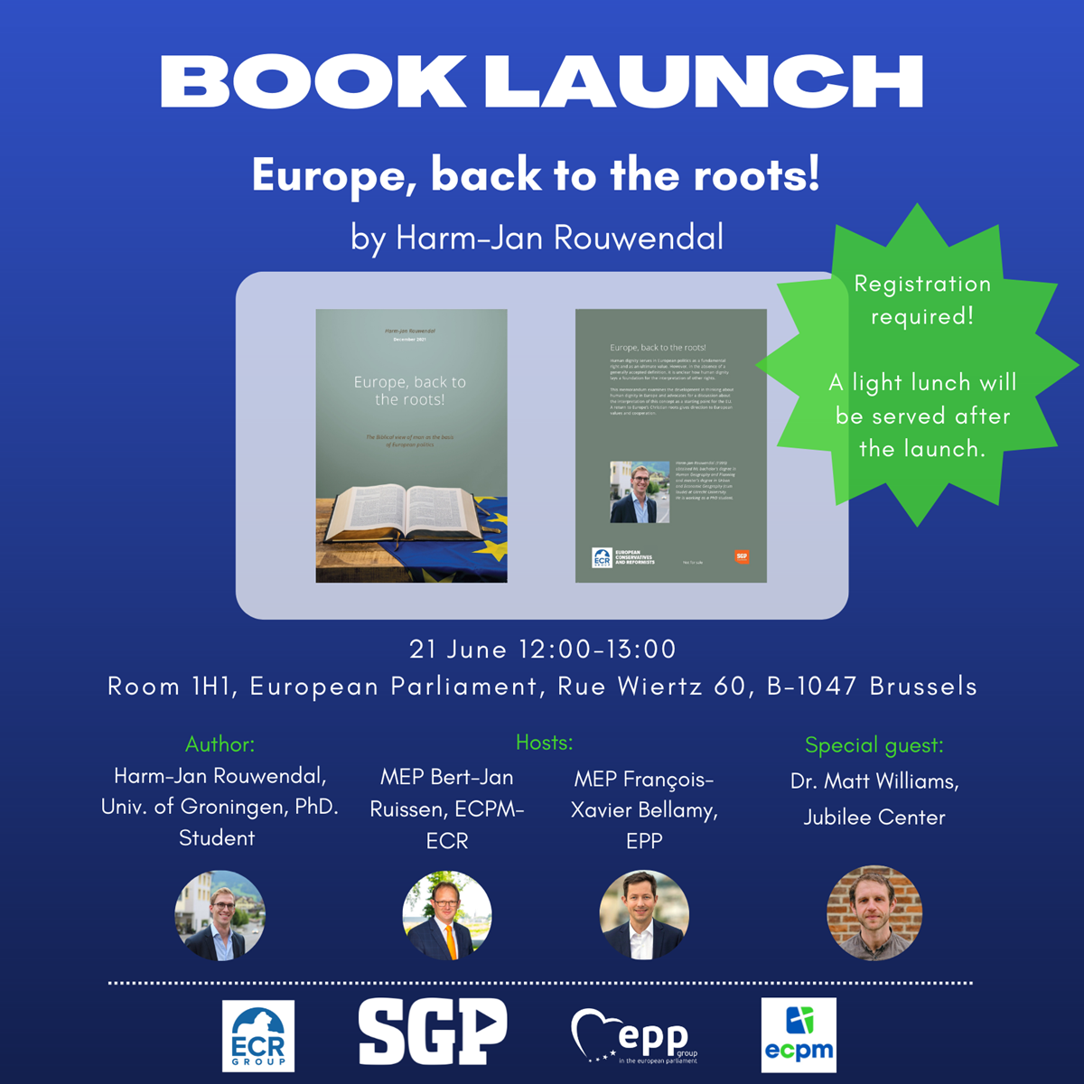 Book launch: Europe, Back to the Roots!